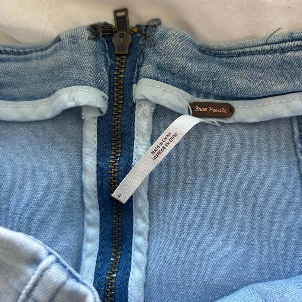 Free people denim mini skirt - Picture 3 of 3